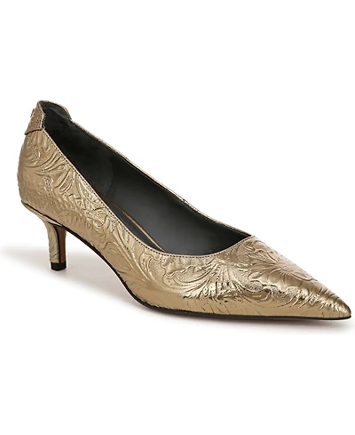 Franco Sarto Women's Kalsa Kitten Heel Pointed Toe Dress Pumps