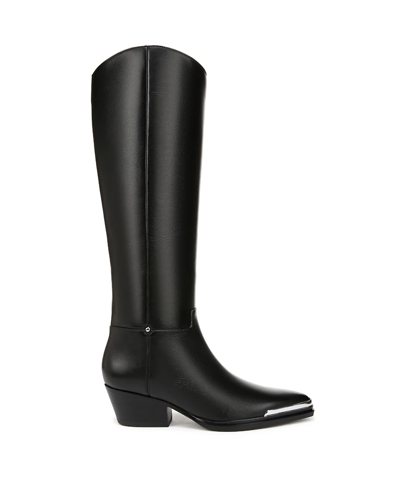 Franco Sarto Women's Billie Pointed Toe Knee High Western Boots