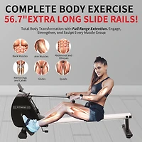 Streamdale Foldable Home Rowing Machine (264 lbs)