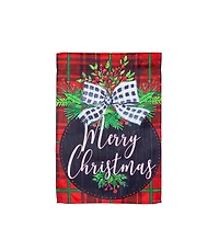 Evergreen Garden Flag Farmhouse Ornament Suede Double Sided Indoor Outdoor Decor 18" x 12.5"
