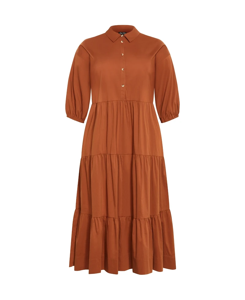 Plus Kara Midi Dress