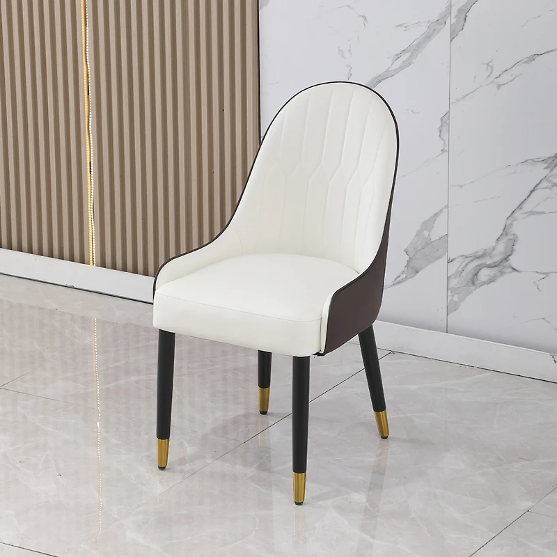 Streamdale Modern Pu Leather Dining Chair (Set of 2)