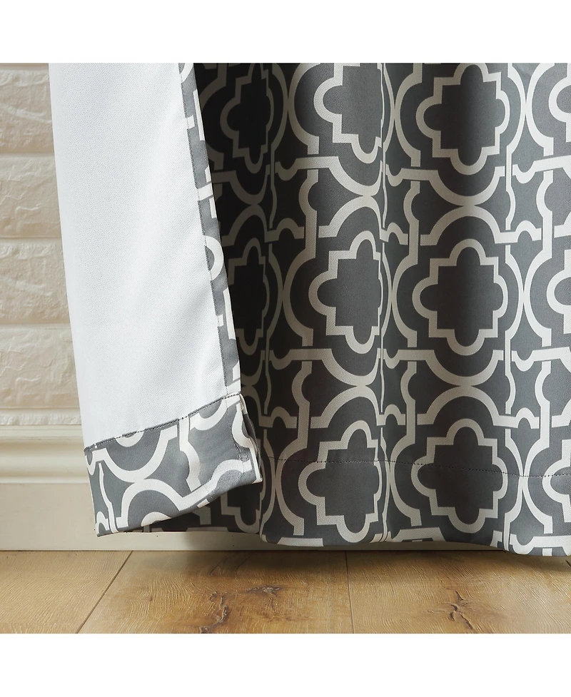 Barnett Trellis Blackout Grommet Curtain Panel