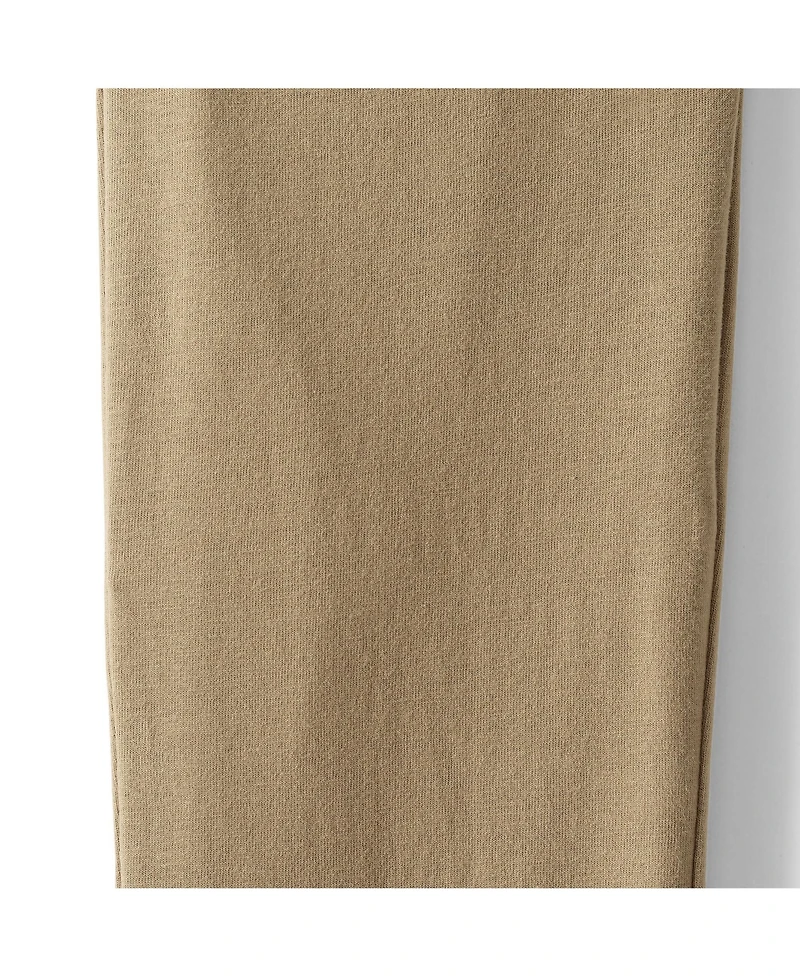 Lands' End Boys Iron Knee Stretch Jersey Lined Pull On Pants