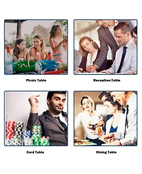 60'' Portable Table Tennis Ping Pong Folding Table