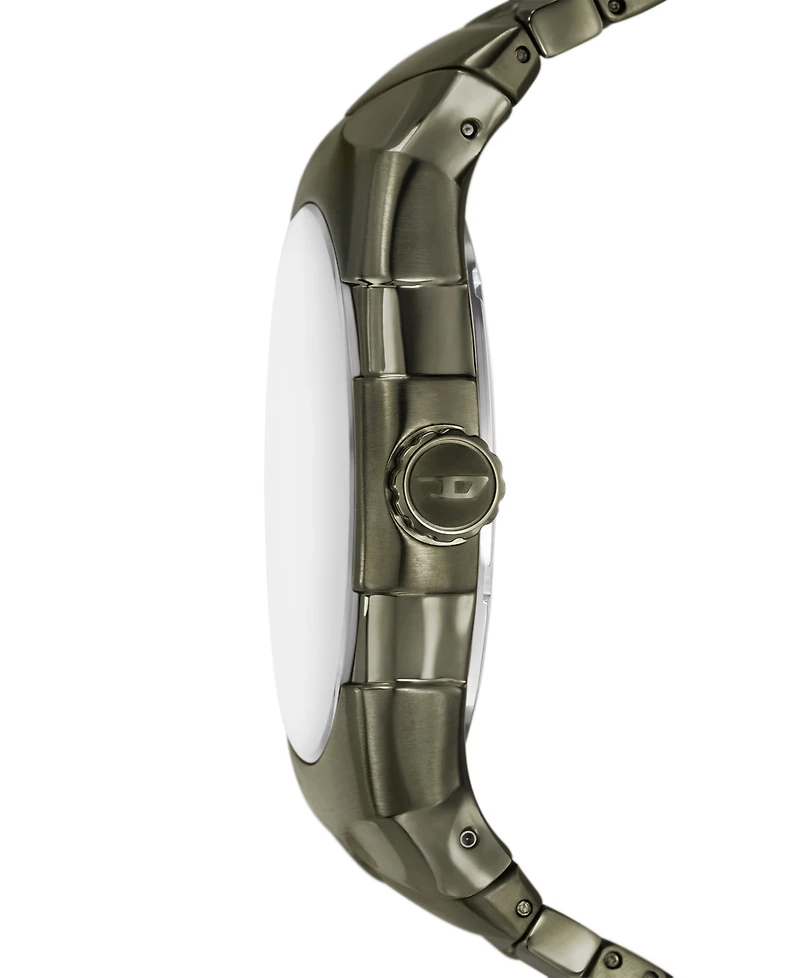 Diesel Men's D-Sruptor Quartz Three-Hand Green Stainless Steel 42mm