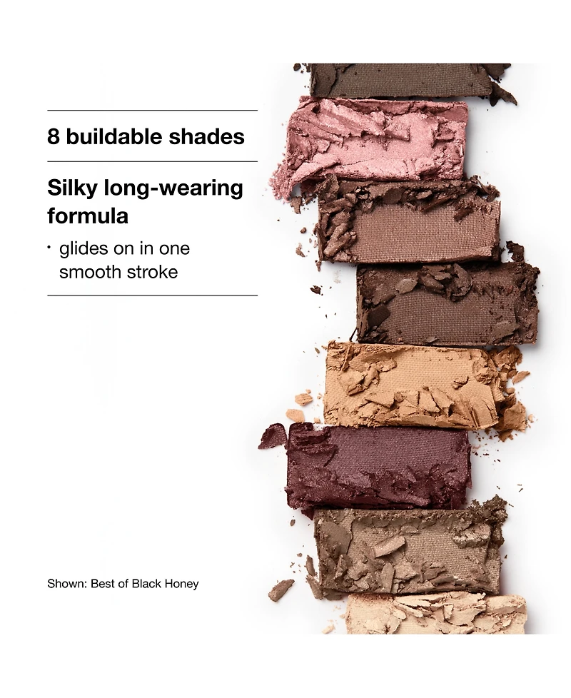 Clinique All About Shadow Octet Eyeshadow Palette - Black Honey, 0.31 oz.