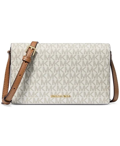 Michael Michael Kors Jet Set Logo Medium Flap Crossbody