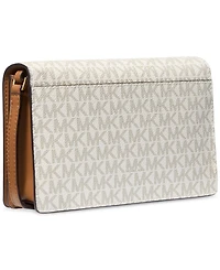 Michael Michael Kors Jet Set Logo Medium Flap Crossbody
