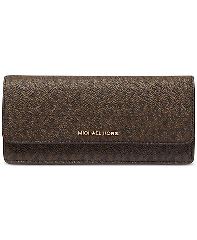 Michael Michael Kors Jet Set Logo Large Flat Wallet