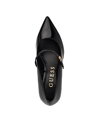 Guess Women's Zands Mary Jane Block Heel Pumps