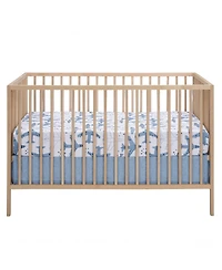 Bedtime Originals Little Aviator Airplane Baby/Toddler White Fitted Crib Sheet