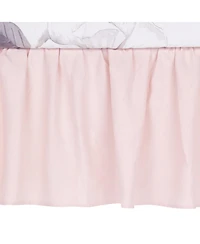 Lambs & Ivy Floral Garden Watercolor/Pink Linen 5-Piece Baby Crib Bedding Set