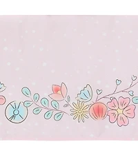 Lambs & Ivy Disney Princesses 3-Piece Nursery Baby Crib Bedding Set - Pink