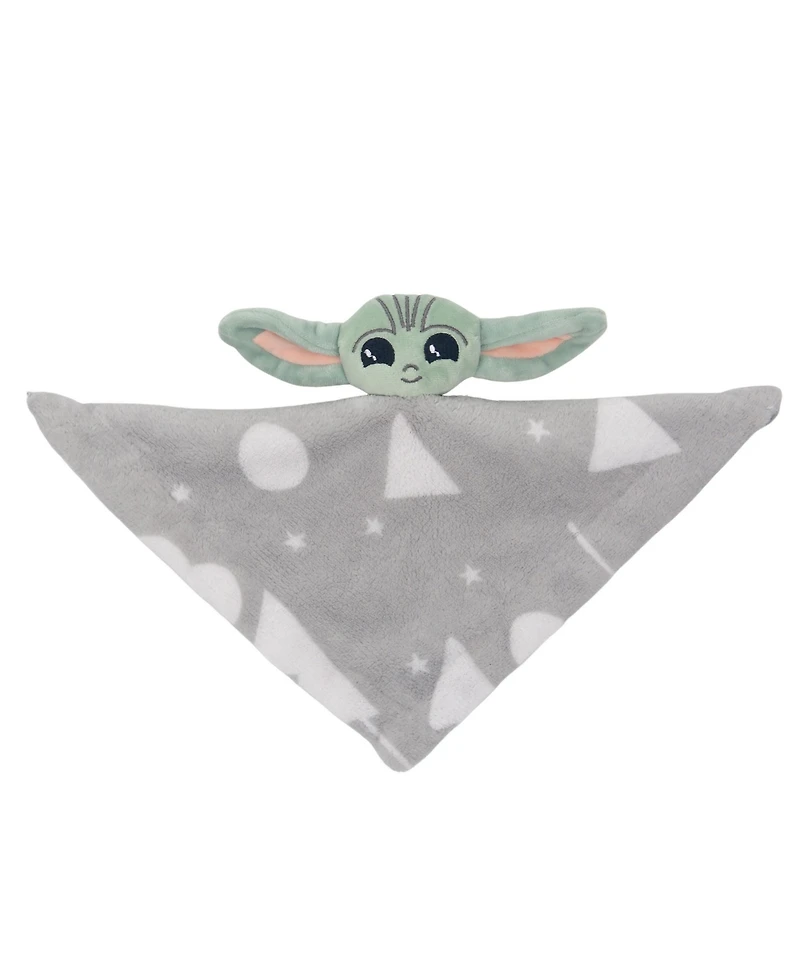 Lambs & Ivy Star Wars Baby Yoda/The Child Swaddle Blanket & Lovey Gift Set