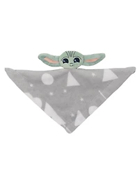 Lambs & Ivy Star Wars Baby Yoda/The Child Swaddle Blanket & Lovey Gift Set