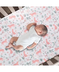 Lambs & Ivy Enchanted Safari Leopard/Lemur Jungle 3-Piece Baby Crib Bedding Set