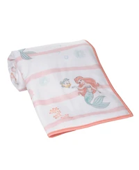 Bedtime Originals Disney Baby The Little Mermaid White Baby Blanket - Ariel