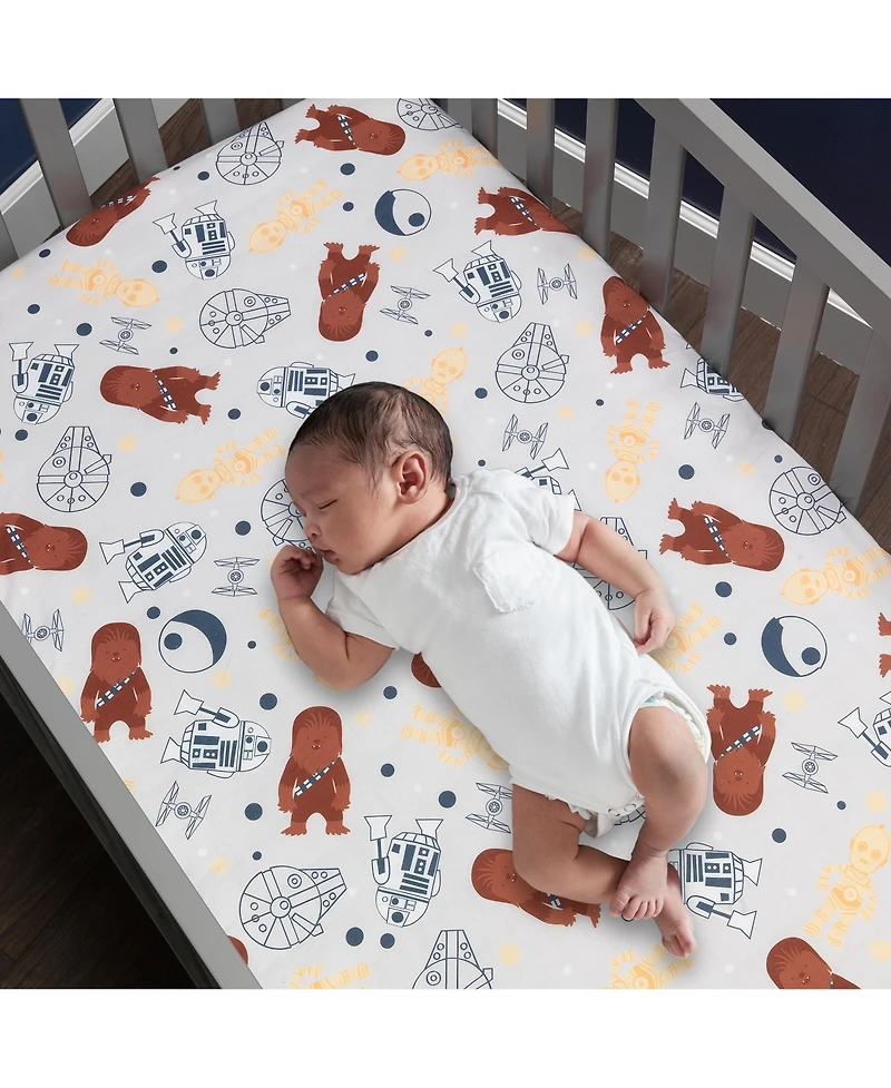Lambs & Ivy Star Wars Signature Millennium Falcon 3-Piece Baby Crib Bedding Set