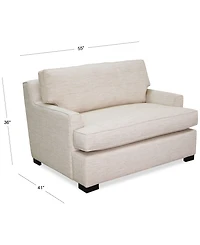 Kaelie 55" Fabric Chair Bed, Created for Macy's