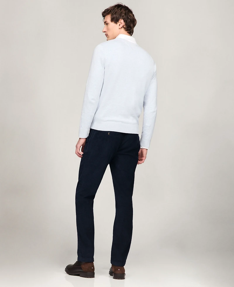 Tommy Hilfiger Men's Essential Solid V-Neck Sweater