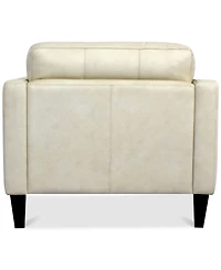 Pezley Leather Arm Chair, Created for Macy's