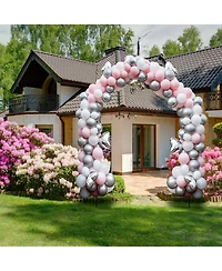 Sugift 8 Feet 4 Inch High Gothic Steel Rose Arch