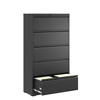 Streamdale Furniture 5-Drawer Lockable Metal File Cabinet for Home/Office Use