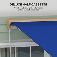 13' x 10' Electric Awning with Led Lights, Uv Protection