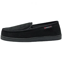 Alpine Swiss Men's Wide Men s Moccasin Slippers Steve | Memory Foam Slip-On House Shoes Cozy Indoor Slipper with Durable Sole