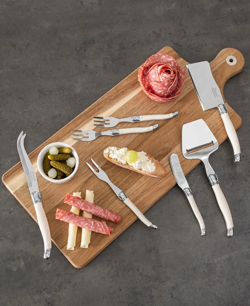 French Home Laguiole 14 Piece Charcuterie with Wood Serving Board