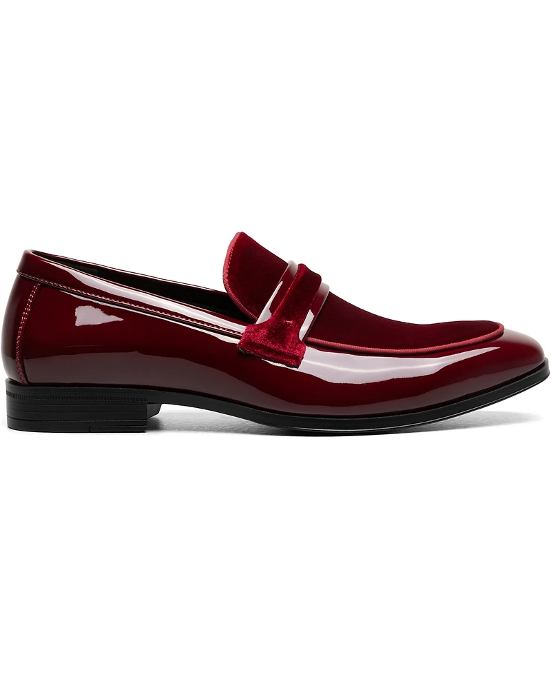 Stacy Adams Men's Spratley Moc Toe Saddle Slip On Loafer