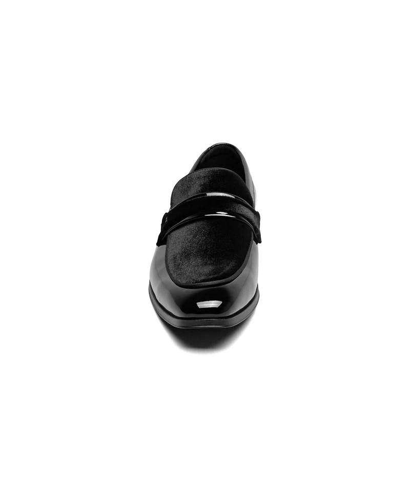 Stacy Adams Men's Spratley Moc Toe Saddle Slip On Loafer