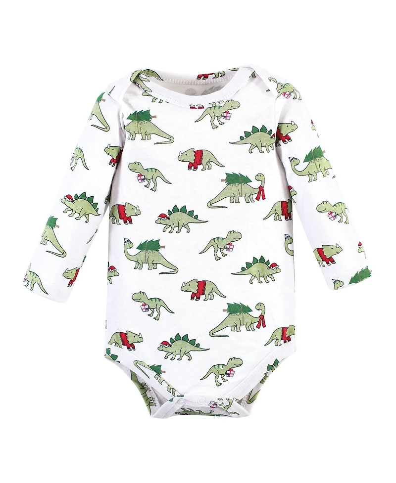 Hudson Baby Boys 3Pc Long Sleeve Bodysuit and Pant