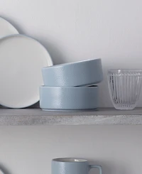 Noritake Colortex Stone Stax Cereal Bowls, Set of 4