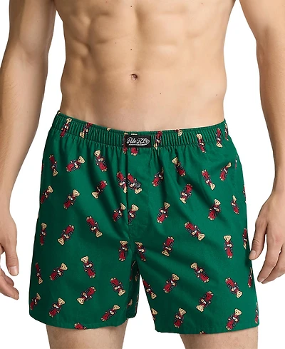Polo Ralph Lauren Men's Bear Print Woven Boxers