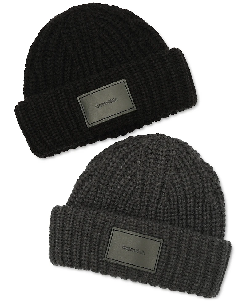 Calvin Klein Men's Lofty Shaker Logo Beanie