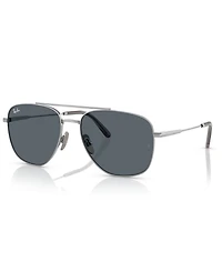 Ray-Ban Unisex Sunglasses, William Titanium RB8097