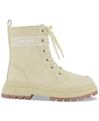 Dkny Little & Big Girls Crissa Logo Webbing Boots