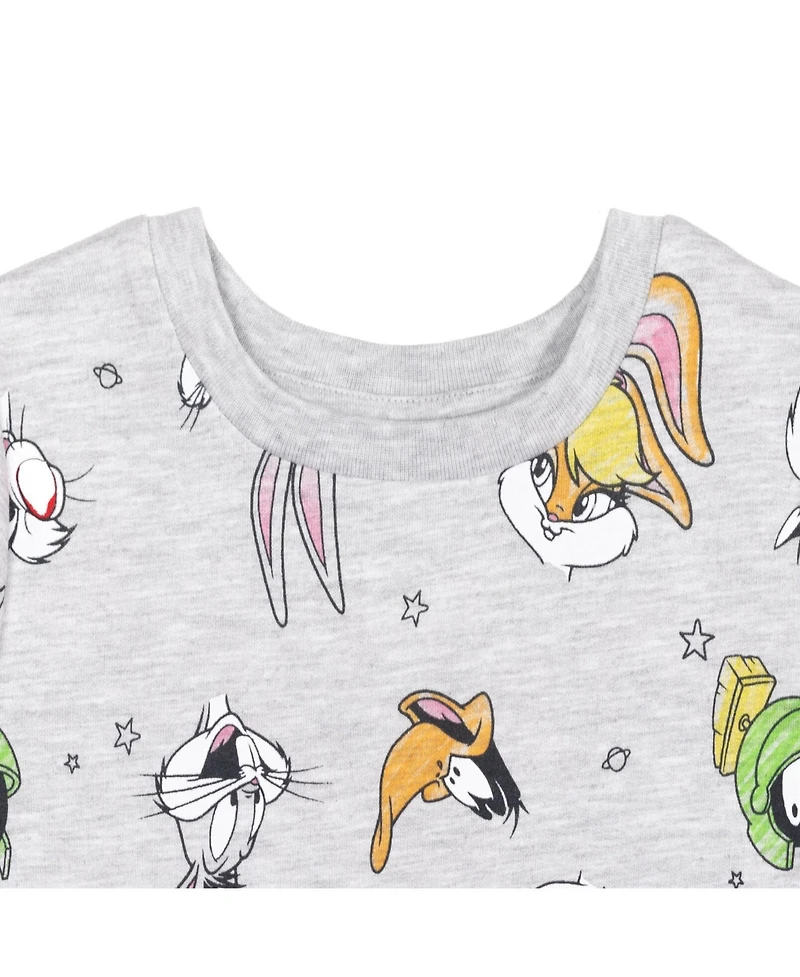 Space Jam Girls Looney Tunes Sylvester Bugs Bunny Daffy Duck French Terry Sweatshirt to
