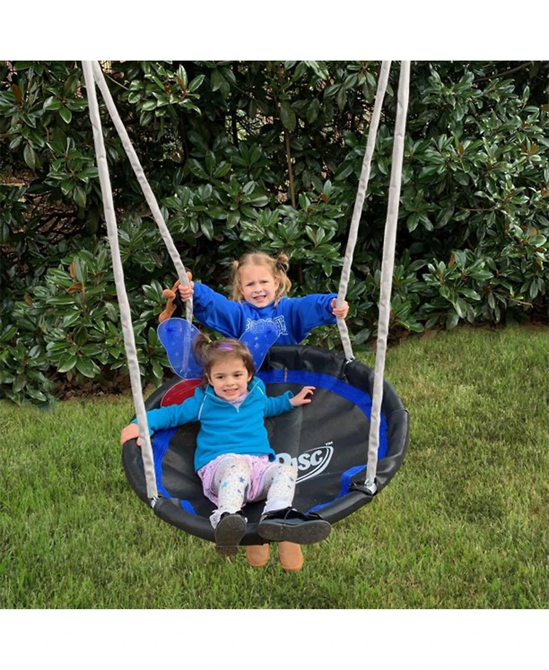 Xdp Recreation Fun All Mighty Swing Set w/See Saw, Super Disc, Swings, & Slide