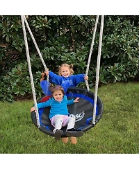 Xdp Recreation Fun All Mighty Swing Set w/See Saw, Super Disc, Swings, & Slide