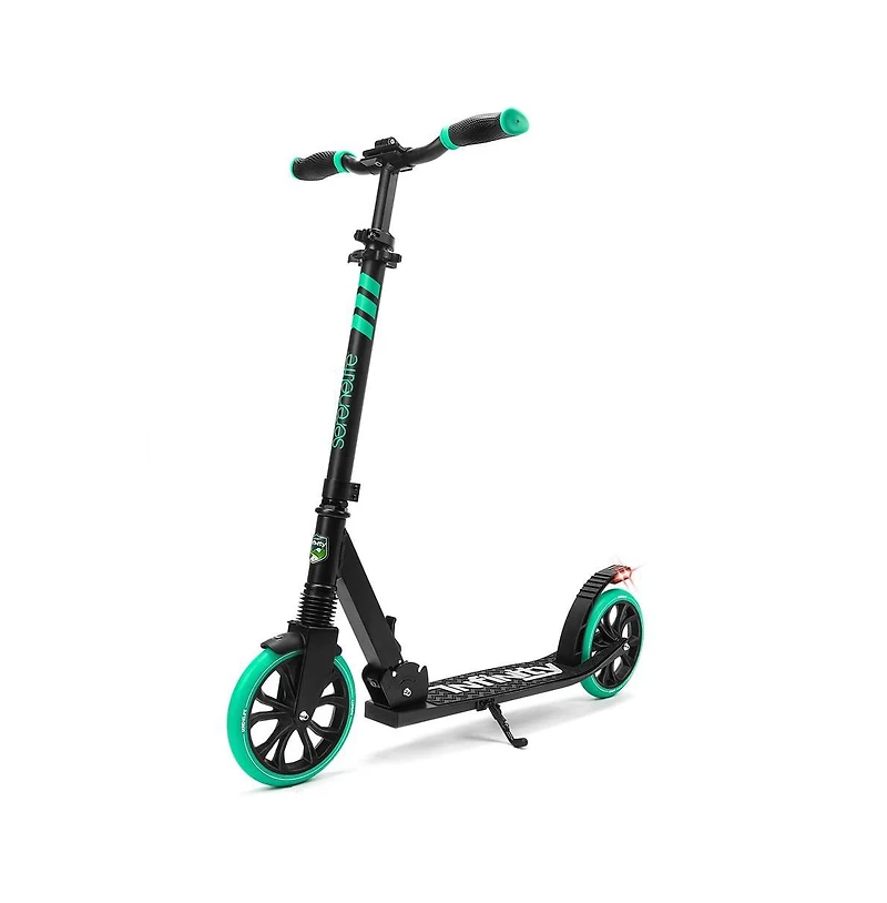 SereneLife Kick Scooter Adult Teenagers Kids- 2 Wheel Kids with Adjustable T-Bar Handlebar - Alloy Anti-Slip Deck