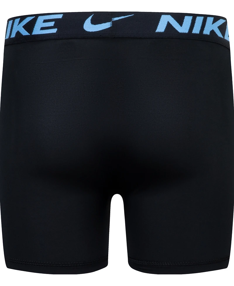 Nike Big Boys Dri-fit Polyester Color Pop Boxer Briefs Underwear, 5-Pack