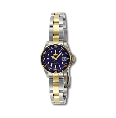Invicta Women's Pro Diver Quartz 3 Hand Dial Watch