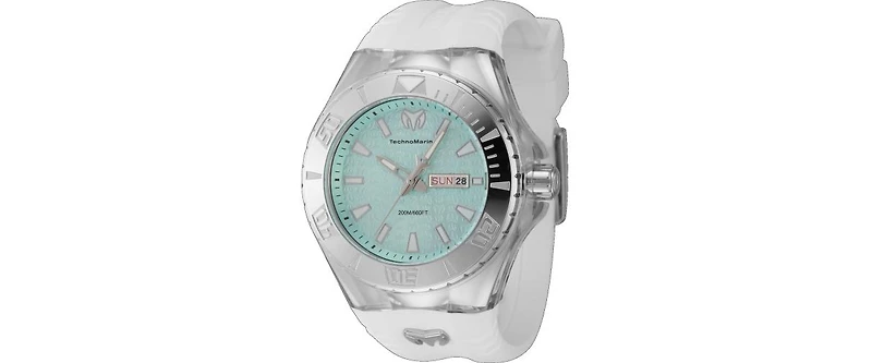 Technomarine Men's Tm-122010 Cruise Quartz 3 Hand Turquoise Dial Watch