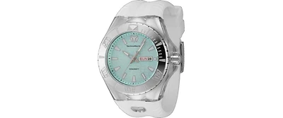 Technomarine Men's Tm-122010 Cruise Quartz 3 Hand Turquoise Dial Watch