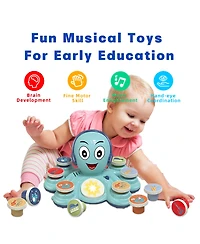 Contixo Rock Octopus, Interactive Musical Toys for Toddlers