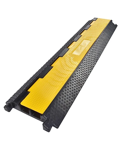 Channel Cable Protector Ramp Rubber Electrical Wire Cover Cord Guard Lbs