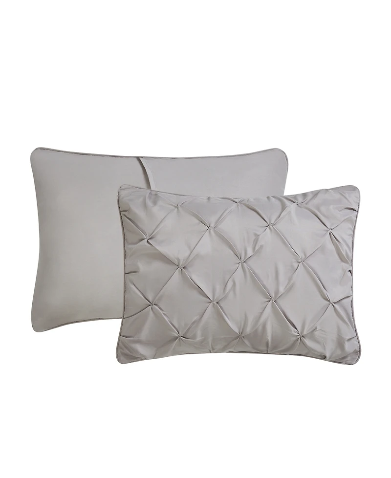 Closeout! Videri Home Pintucked 3-pc. Comforter Set, King